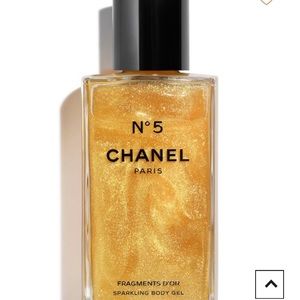 Chanel N 5 Gold Fragments Shimmering Body Gel.